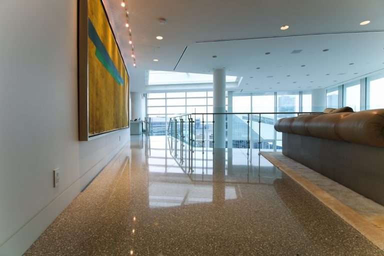 Polished Concrete Floors in a Office Building