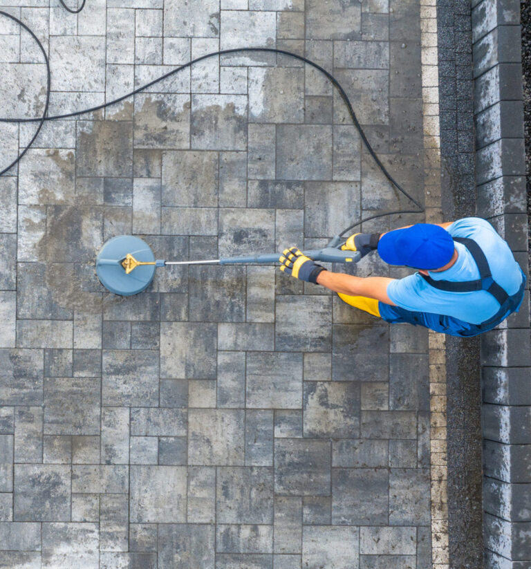 Outdoor cleaning professionals for stone patios and driveways in Vancouver